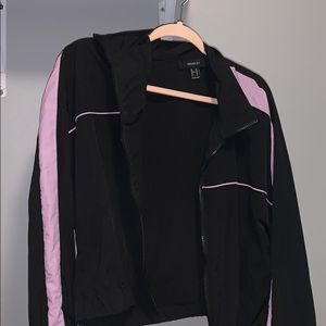 Cropped windbreaker jacket